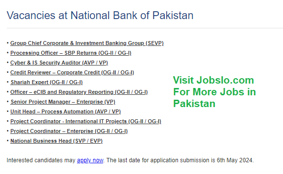 National Bank of Pakistan (NBP) Jobs 2023 - Your Gateway to a Fulfilling Financial Career Advertisement