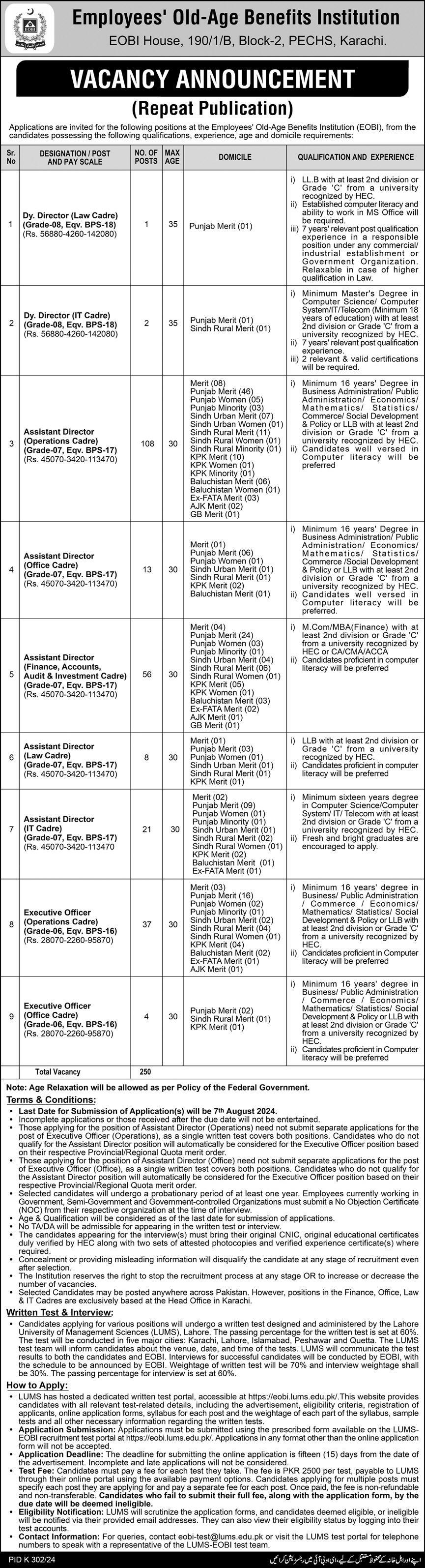 Employees Old-Age Benefits Institution Jobs Image No - 623