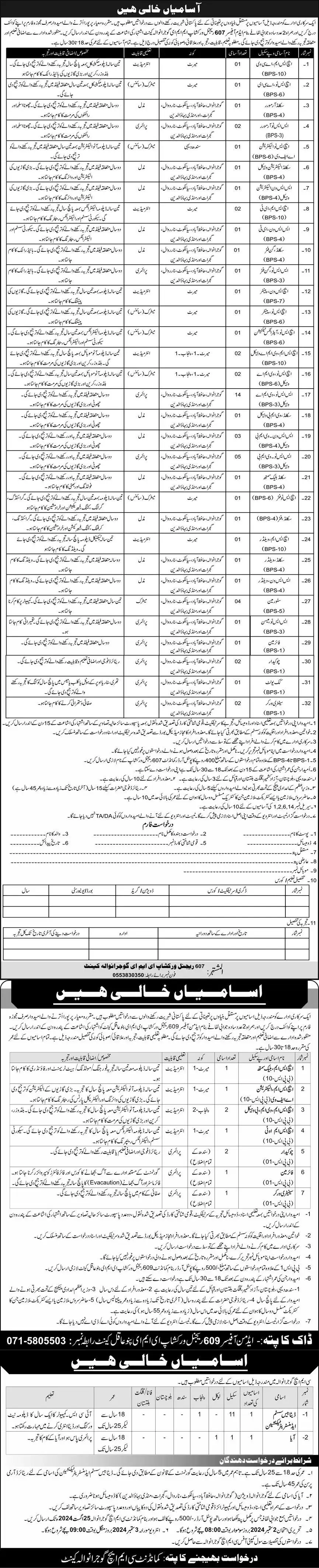 Pakistan Army Jobs Image No - 651